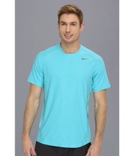 Nike Advantage UV Short Sleeve Crew Mens Short Sleeve Pullover (Blue)