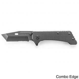 Schrade Sch302 Series Titanium Coated Foldable Knife (StainlessOverall length: 8.6 inchesBlade length: 3.7 inches Weight: 10.6 ouncesBefore purchasing this product, please familiarize yourself with the appropriate state and local regulations by contacting