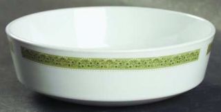 Corning Lynwood Green Coupe Cereal Bowl, Fine China Dinnerware   Centura, Green