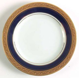 Noritake Crestwood Cobalt Gold Bread & Butter Plate, Fine China Dinnerware   Gol