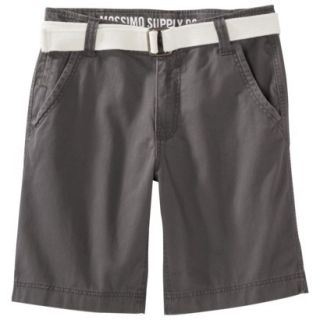 Mossimo Supply Co. Mens Belted Flat Front Shorts   Hot Coffee 38