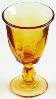 Tiffin Franciscan Desert Red (Amber,Heavy Cry) Wine Glass   Stem #115, Amber,