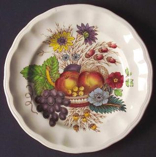 Spode Reynolds Bread & Butter Plate, Fine China Dinnerware   Fruits & Flowers In
