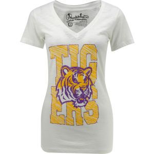 LSU Tigers NCAA Womens Skyler Vneck T Shirt