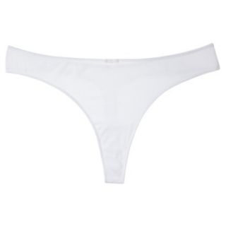 Gilligan & OMalley Womens Pointelle Thong   True White L