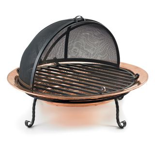 Medium Polished Copper Fire Pit