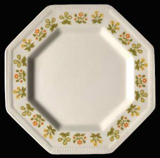 Johnson Brothers Posy Bread & Butter Plate, Fine China Dinnerware   Green/Yellow