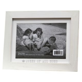 Queen Of All Moms Frame   White 5X7