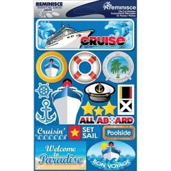 Signature Dimensional Stickers 4.5 X6 Sheet : Cruise
