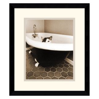J and S Framing LLC Kitty III Framed Wall Art   13.12W x 15.12H inch Multicolor