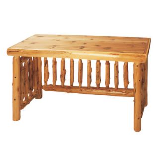 Fireside Lodge Traditional Cedar Log Writing Desk 17111 / 17112 Finish: Liqui