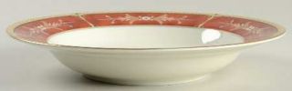 Mikasa Park Rose Burgundy Rim Soup Bowl, Fine China Dinnerware   Fine China, Whi