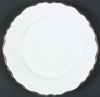 Heinrich   H&C Empress Dinner Plate, Fine China Dinnerware   Scalloped,White Wit