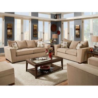 American Furniture Noble Sofa Set   Camel Multicolor   AMEC140