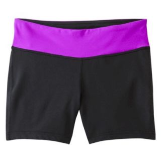 C9 by Champion Womens Premium Short Tight   Black/Purple XS