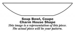 Homer Laughlin  Wheat (Americana) Coupe Soup Bowl, Fine China Dinnerware   Green