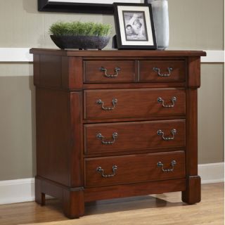 Home Styles Aspen 4 Drawer Chest 5520 41 / 5521 41 Finish: Rustic Cherry