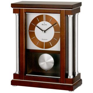 Bulova Thayer Retro Mantel Clock Multicolor   B7655