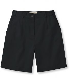 Bayside Twill Shorts, Original Fit Hidden Comfort Waist 7 Inseam Misses