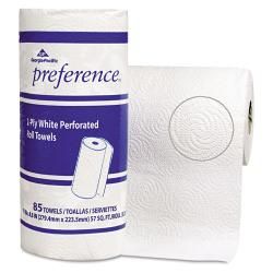 Georgia Pacific Perforated White Paper Towel Rolls (case Of 15) (White Dimensions: 11inches wide x 8.87 inches long Two plyNumber of sheets per roll: 85Case of 15 rolls )