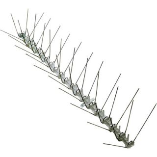Bird X Stainless Steel Bird Spikes   50ft.L x 5in.W, Model# STS 50