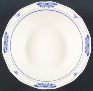 Noritake Dutch Tile Rim Cereal Bowl, Fine China Dinnerware   Gala Cuisine, Blue