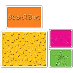 Sizzix Summer themed Textured Impressions Embossing Folders