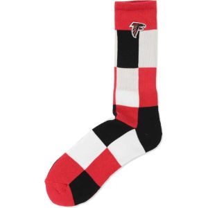 Atlanta Falcons For Bare Feet Color Block Crew Sock