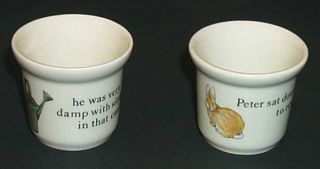 Wedgwood Peter Rabbit Single Egg Cup, Fine China Dinnerware   Beatrix Potter, An