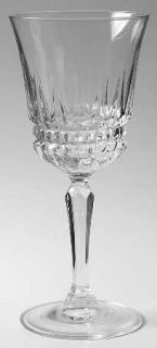 Cristal DArques Durand Cra39 Water Goblet   Vertical & Horizontal On Bowl,Multi
