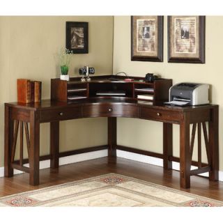 Riverside Furniture Castlewood Corner Desk with Hutch RVF5639