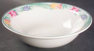 Oneida Tulip Garden Coupe Cereal Bowl, Fine China Dinnerware   Select Collection