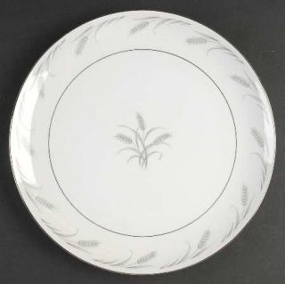 Mikasa Redondo 12 Chop Plate/Round Platter, Fine China Dinnerware   Gray Wheat&