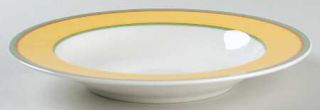 Villeroy & Boch Tipo Viva Yellow Large Rim Soup Bowl, Fine China Dinnerware   Fi