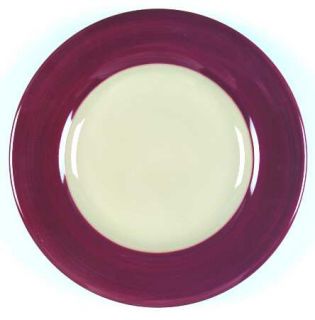 Tag Ltd Monterey Merlot Dinner Plate, Fine China Dinnerware   Merlot (Red) Rim,C