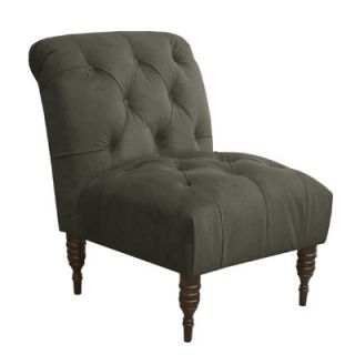 Skyline Furniture Armless Chair 6405 Color Velvet Pewter