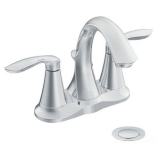 Moen 66410 Bathroom Faucet, Eva Series TwoHandle High Arc, Wholesale Packaging Chrome