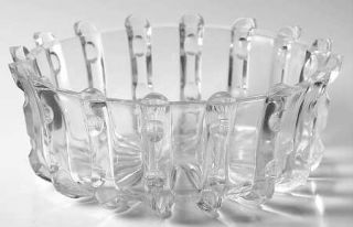 Imperial Glass Ohio Broken Column Clear 8 Round Bowl   Smithsonian Institute, S