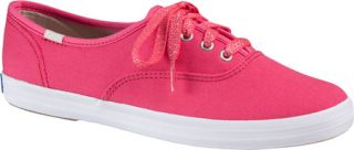 Womens Keds Champion Spring   Cherry Pink Canvas Casual Shoes