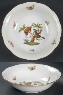 Herend Rothschild Bird (Ro) Oatmeal Bowl, Fine China Dinnerware   Bird, Floral,