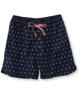 Oceanside Sleepwear, Shorts Anchor Motif
