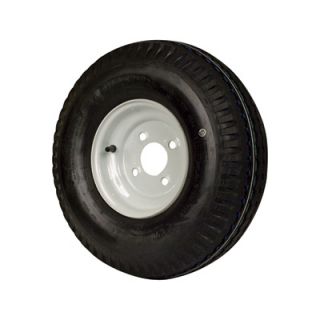 4 Hole High Speed Standard Rim Design Trailer Tire Assembly   18.5in. x 5.70 x 8