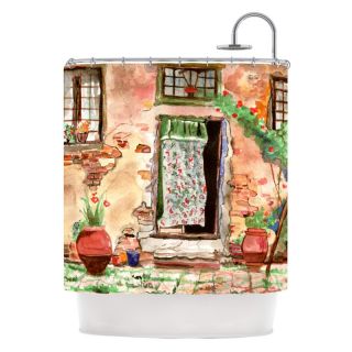Kess Inhouse Theresa Giolzetti Tuscan Door Shower Curtain Multicolor  