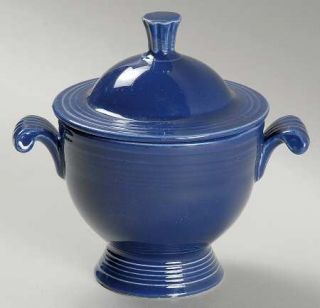 Homer Laughlin  Fiesta Cobalt Blue (Older) Sugar Bowl & Lid, Fine China Dinnerwa