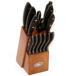 Oster Huxford 14 piece Stainless Steel Knife Block Set