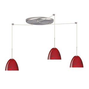 Besa Lighting BEL 3BW 7572MA LED SN Sasha II Pendant