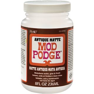 Plaid Mod Podge Antique Matte 8 ounce Non toxic Versatile Adhesive