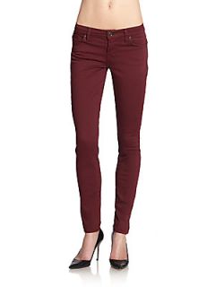 Gwenevere Skinny Jeans   Deep Red