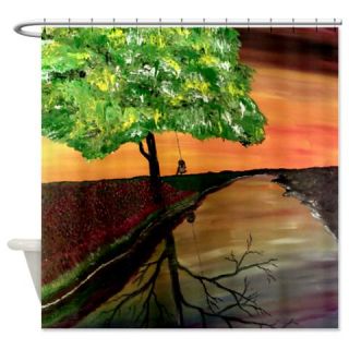  Abstract Landscape Shower Curtain  Use code FREECART at Checkout