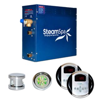 SteamSpa RY600CH Royal 6kw Steam Generator Package in Chrome